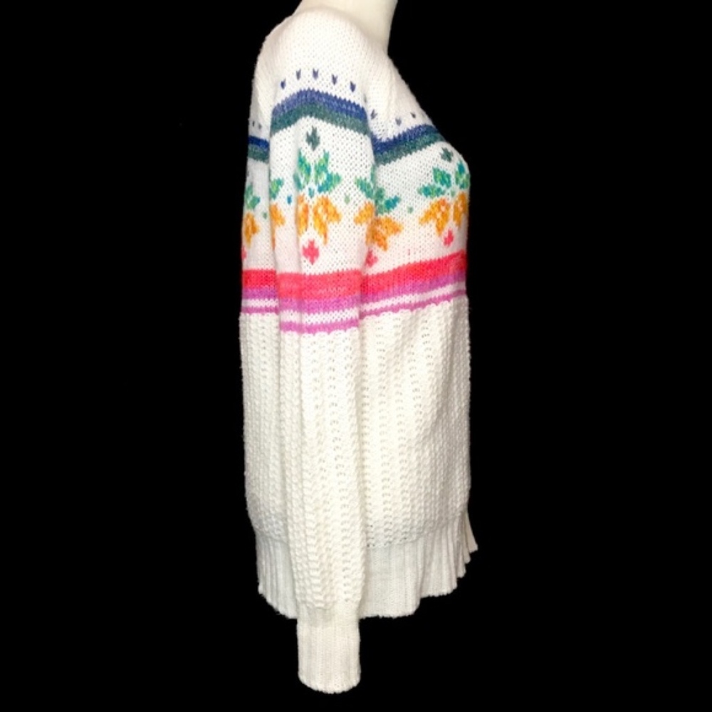 American Eagle Fun Oversized White Wool Sweater - image 2